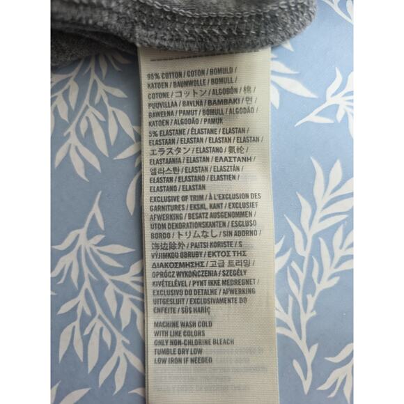 Abercrombie & Fetch Sz L Gray Logo Y2K 90s Preppy Pullover Long Sleeve Top - Picture 10 of 11